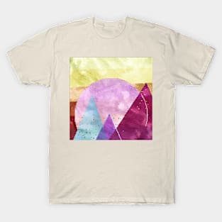 sunrise with mountains T-Shirt
